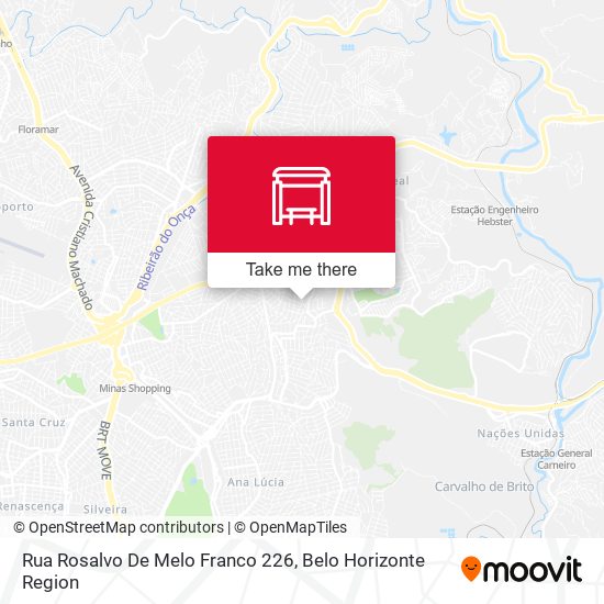 Rua Rosalvo De Melo Franco 226 map