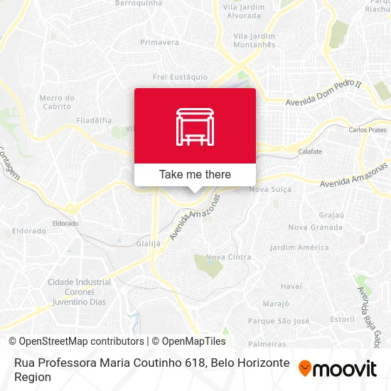 Rua Professora Maria Coutinho 618 map