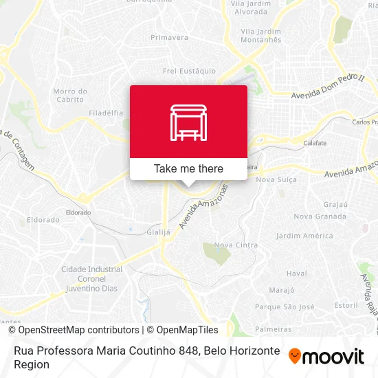 Rua Professora Maria Coutinho 848 map