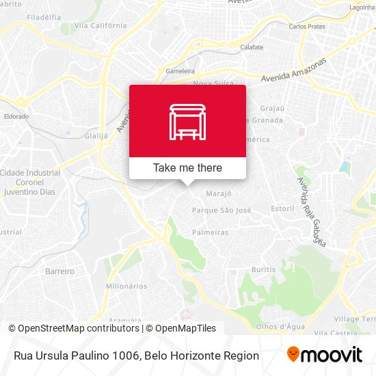 Rua Ursula Paulino 1006 map