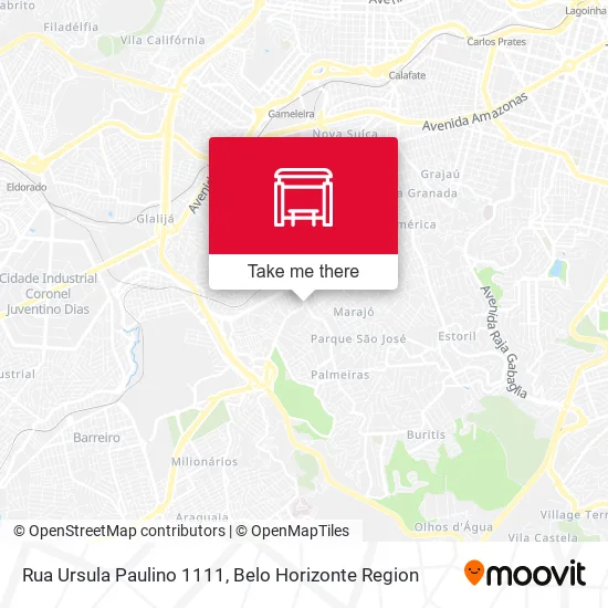 Rua Ursula Paulino 1111 map