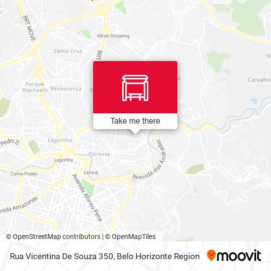 Rua Vicentina De Souza 350 map