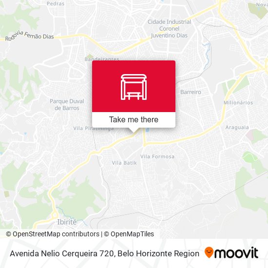 Avenida Nelio Cerqueira 720 map