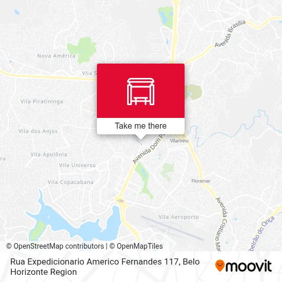 Rua Expedicionario Americo Fernandes 117 map