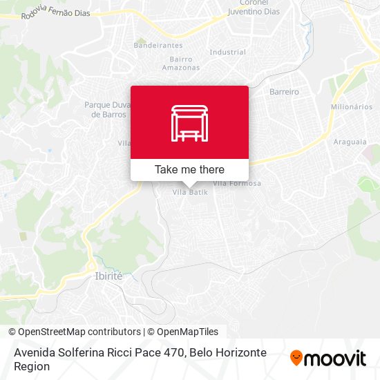 Avenida Solferina Ricci Pace 470 map