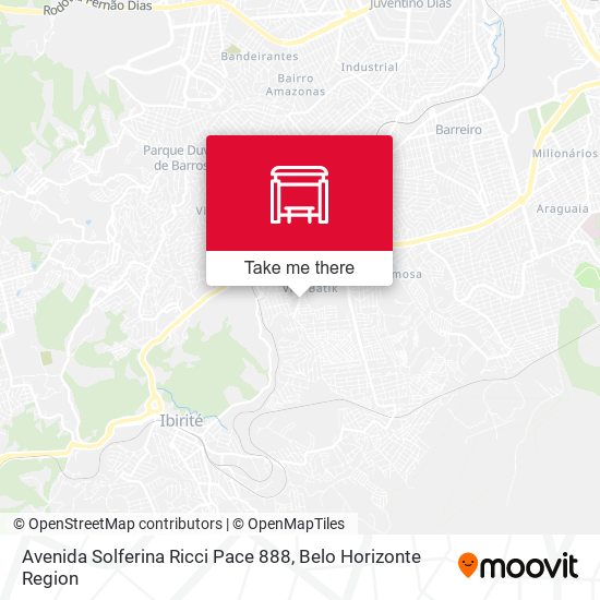 Avenida Solferina Ricci Pace 888 map