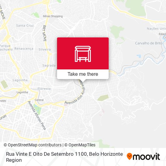 Rua Vinte E Oito De Setembro 1100 map