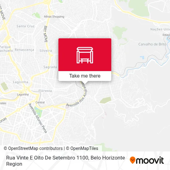 Rua Vinte E Oito De Setembro 1100 map