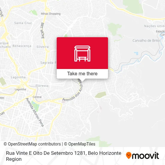 Rua Vinte E Oito De Setembro 1281 map