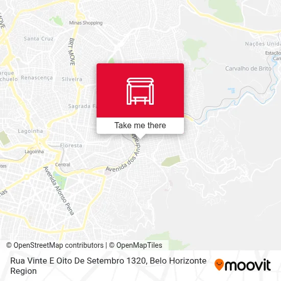 Rua Vinte E Oito De Setembro 1320 map