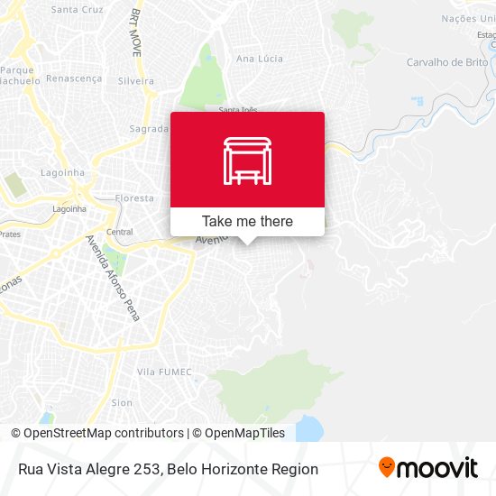 Mapa Rua Vista Alegre 253