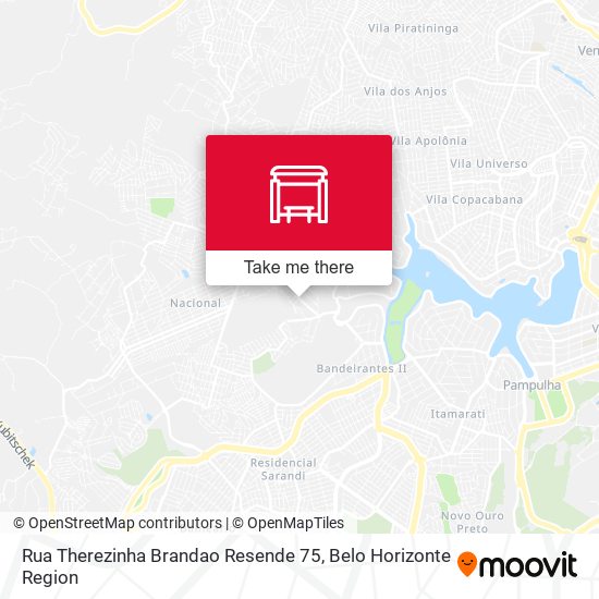 Rua Therezinha Brandao Resende 75 map