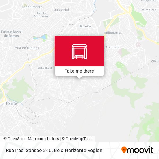 Rua Iraci Sansao 340 map