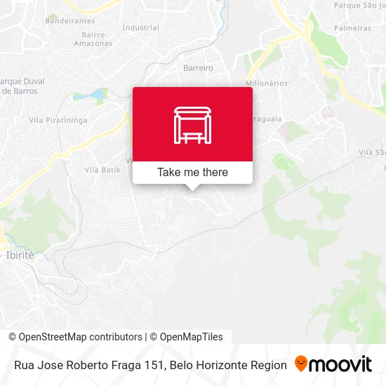 Rua Jose Roberto Fraga 151 map