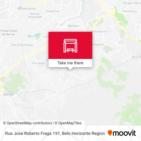 Rua Jose Roberto Fraga 191 map