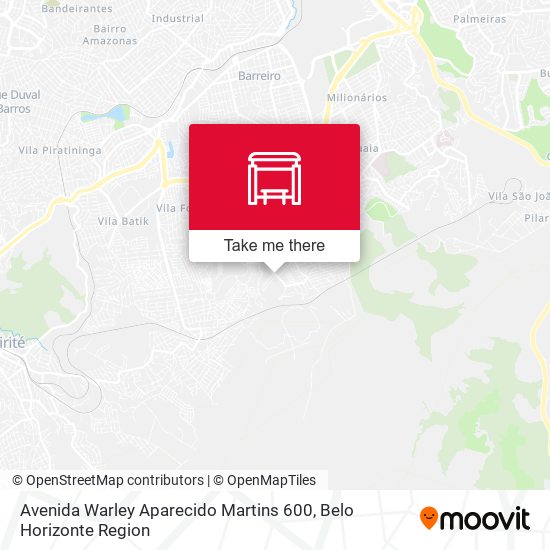 Avenida Warley Aparecido Martins 600 map