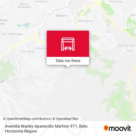 Avenida Warley Aparecido Martins 971 map