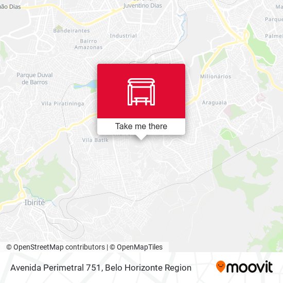 Avenida Perimetral 751 map