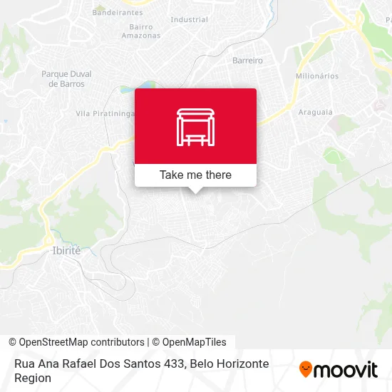Rua Ana Rafael Dos Santos 433 map
