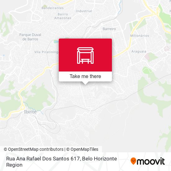 Rua Ana Rafael Dos Santos 617 map