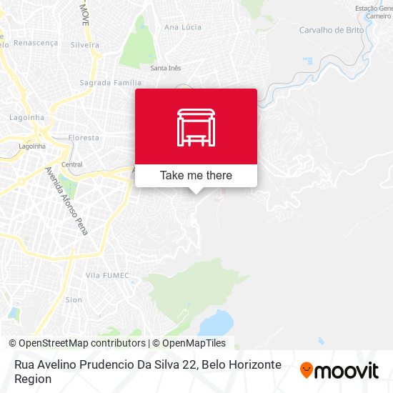 Rua Avelino Prudencio Da Silva 22 map