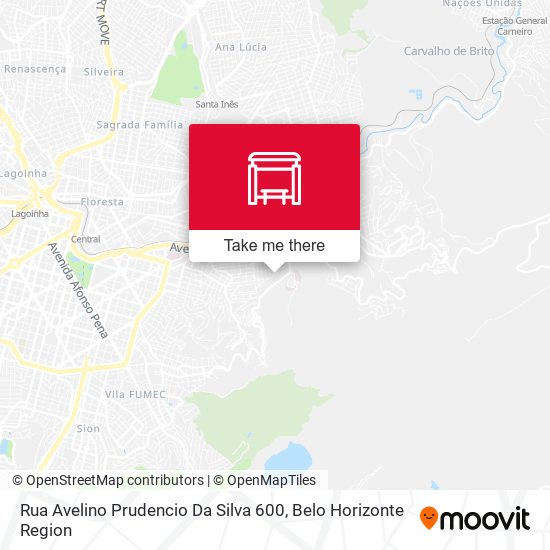 Rua Avelino Prudencio Da Silva 600 map