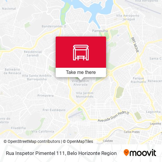 Rua Inspetor Pimentel 111 map