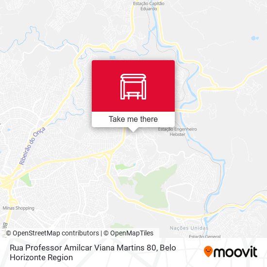 Rua Professor Amilcar Viana Martins 80 map