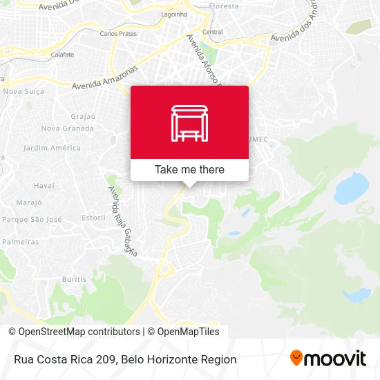Rua Costa Rica 209 map