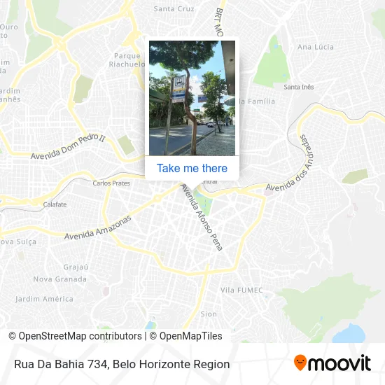 Rua Da Bahia 734 map