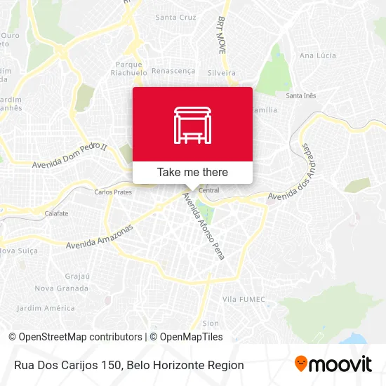 Rua Dos Carijos 150 map