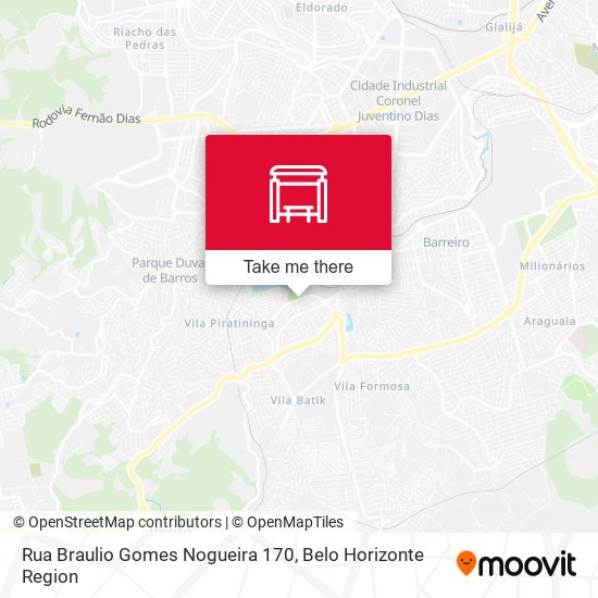 Rua Braulio Gomes Nogueira 170 map