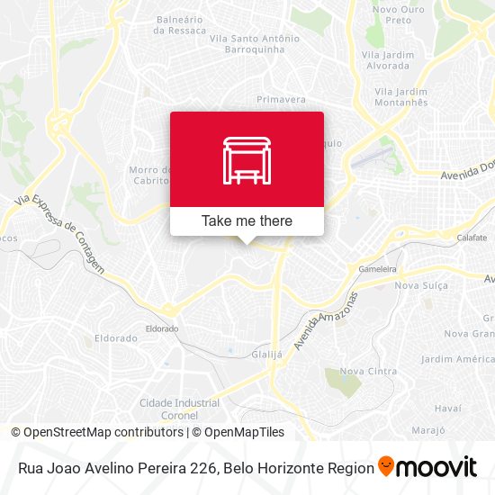 Mapa Rua Joao Avelino Pereira 226