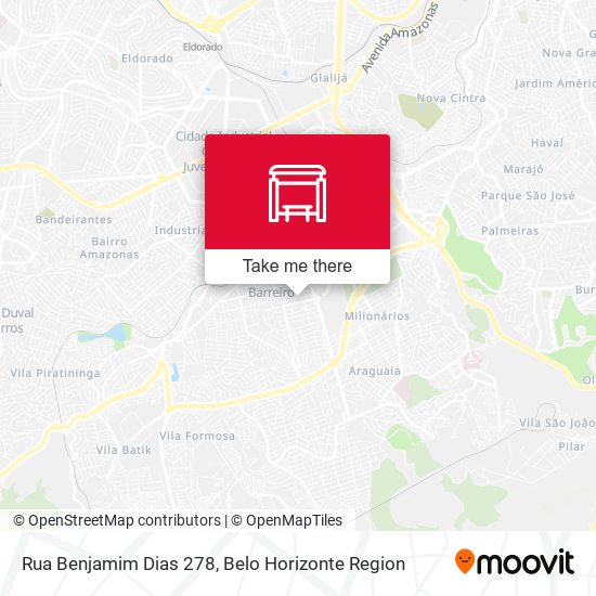 Rua Benjamim Dias 278 map