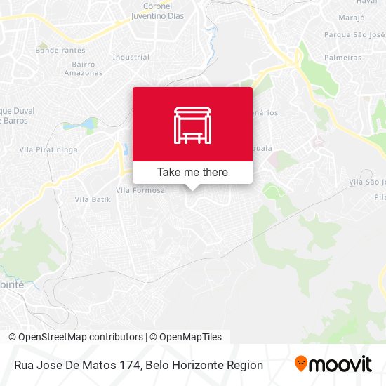 Rua Jose De Matos 174 map
