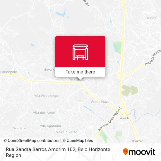 Rua Sandra Barros Amorim 102 map