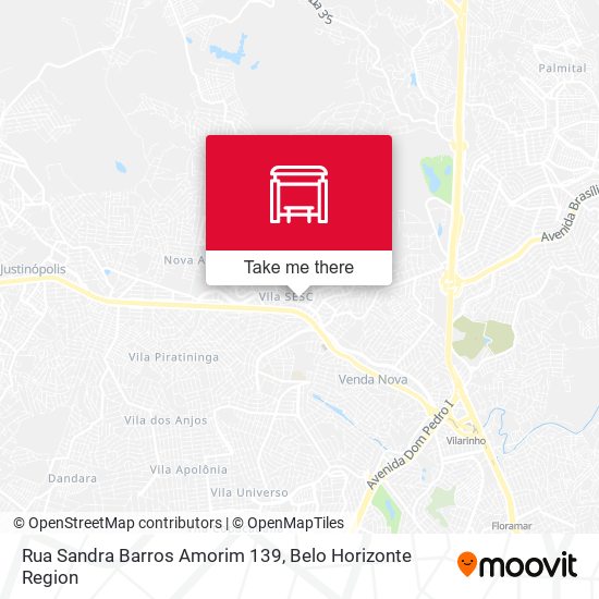 Rua Sandra Barros Amorim 139 map