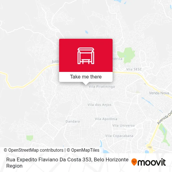 Rua Expedito Flaviano Da Costa 353 map