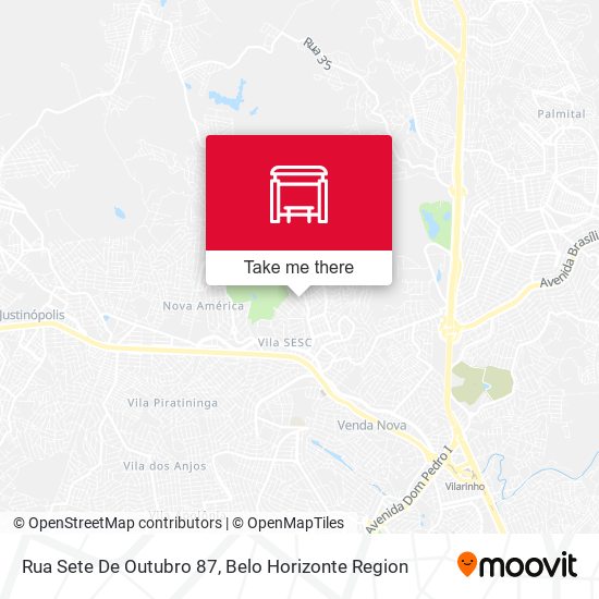 Rua Sete De Outubro 87 map