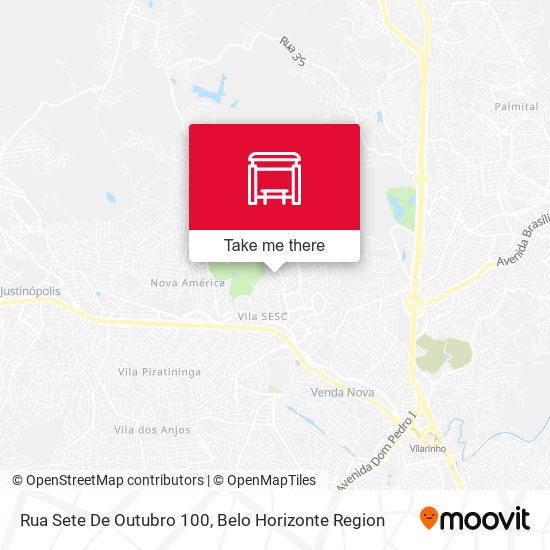 Rua Sete De Outubro 100 map