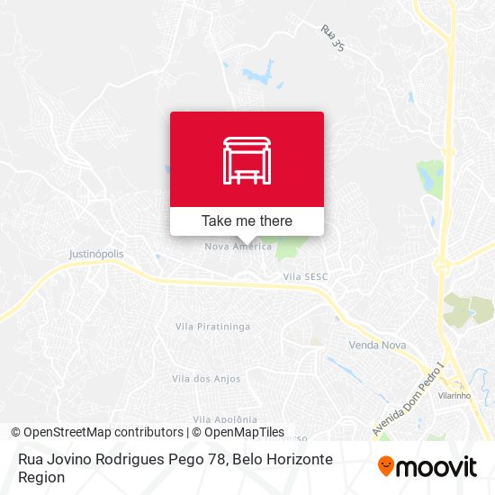 Rua Jovino Rodrigues Pego 78 map
