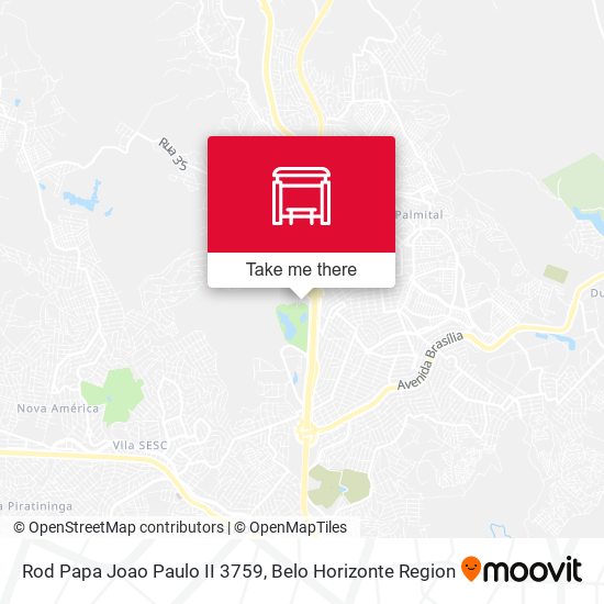 Rod Papa Joao Paulo II 3759 map