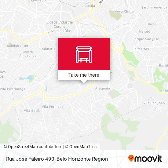 Rua Jose Faleiro 490 map