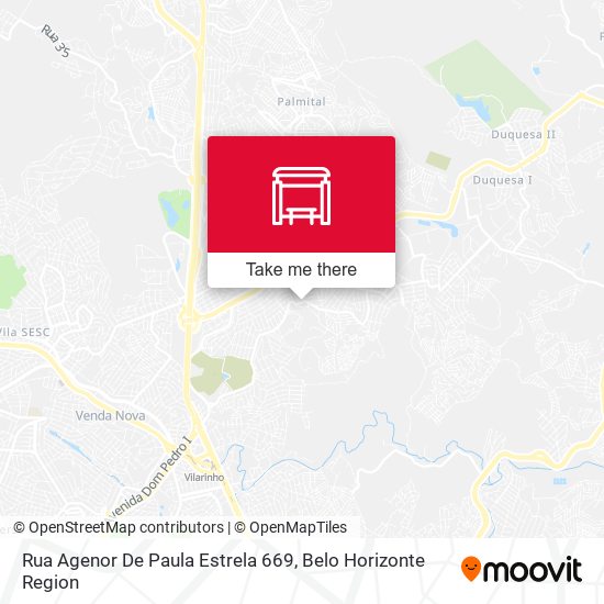 Rua Agenor De Paula Estrela 669 map