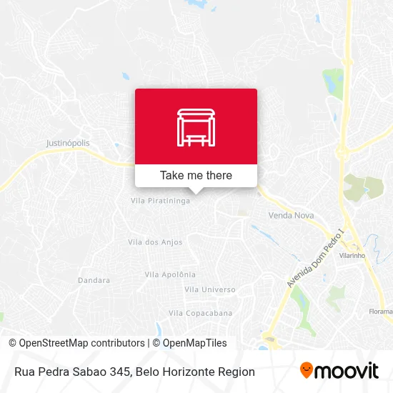 Rua Pedra Sabao 345 map