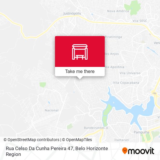 Rua Celso Da Cunha Pereira 47 map
