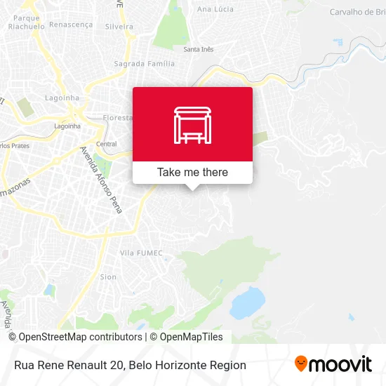 Rua Rene Renault 20 map