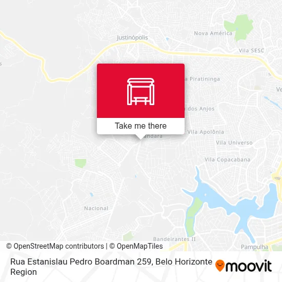 Rua Estanislau Pedro Boardman 259 map