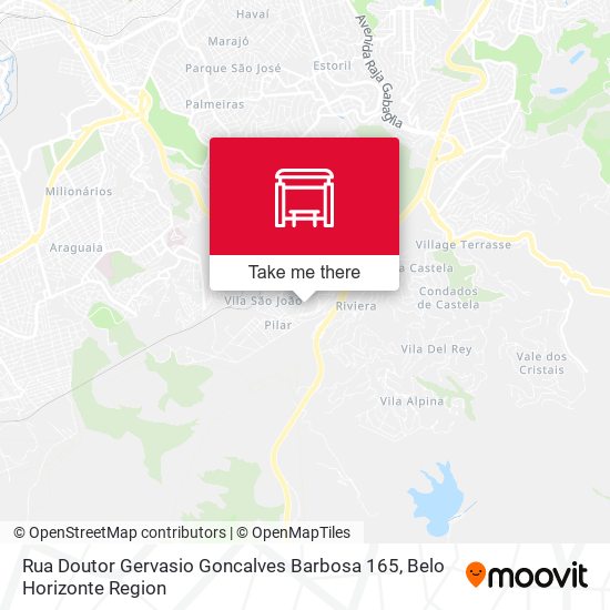 Rua Doutor Gervasio Goncalves Barbosa 165 map