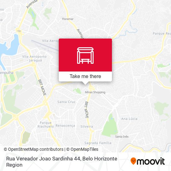 Mapa Rua Vereador Joao Sardinha 44